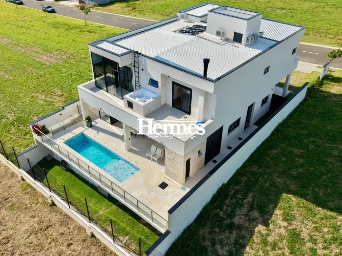 Residência contemporânea no Artesano | 398 m², 4 suítes, elevador e lazer privat