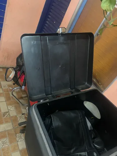 Baú 80L com suporte REBAIXADO completo