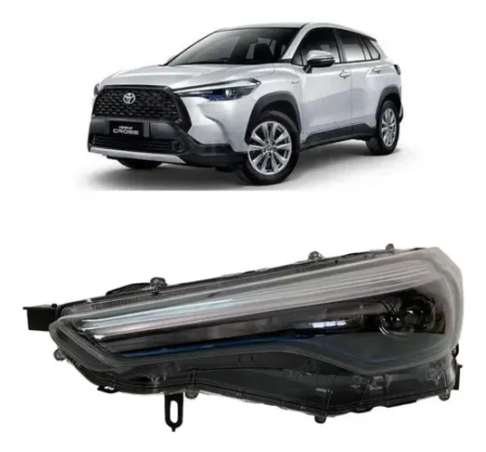 Farol Corolla Cross Hybrido Esquerdo 2020 A 2022 Original Esquerdo