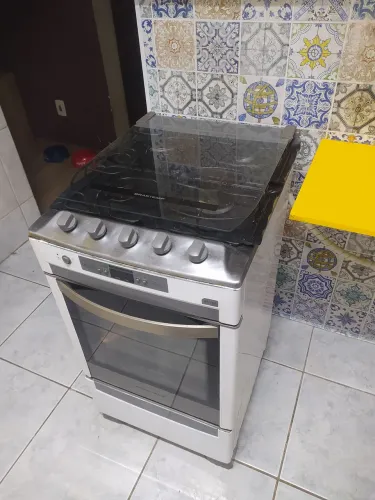 FOGÃO BRASTEMP COM TIMER 4 BOCAS ( LEIA DESCRIÇÃO)