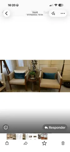 ? Poltronas de Design em Madeira - Par Exclusivo ?