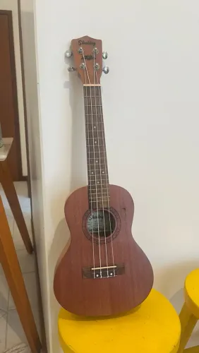 Ukulele Shelby em Madeira - Ótimo Som / Apenas Detalhe Estético