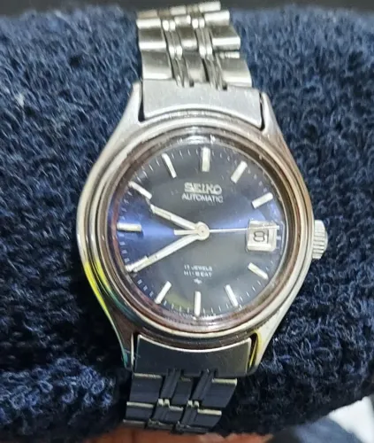 Relógio feminino seiko vintage automatico 17 rubis hi-beat
