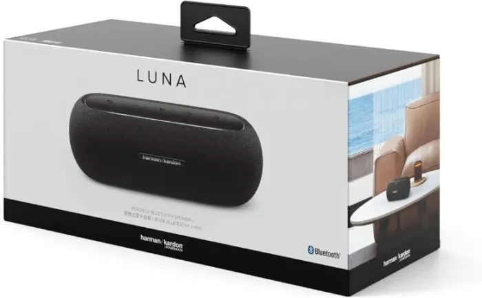 Caixa de som bluetooth Harman Kardon Luna 40W (cinza ou preta) NF / Garantia