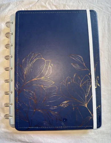 Caderno inteligente médio azul bruna tavares