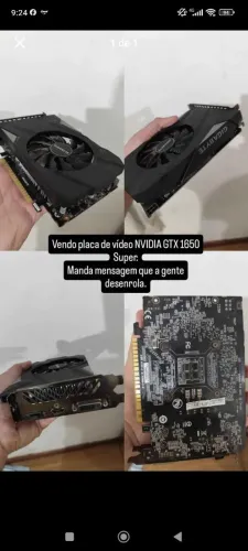 Placa de vídeo GTX 1650 SUPER