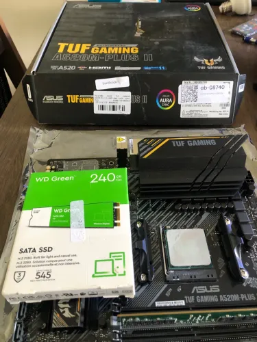 Kit AMD Ryzen 5 4500 , 8GB ,  240 SSD M2