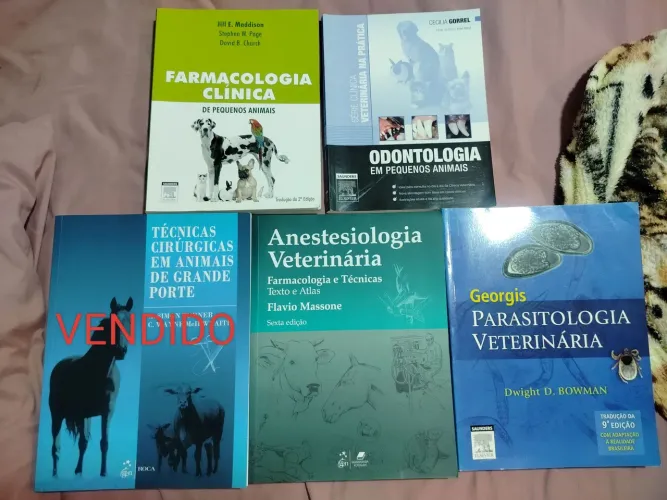 Livros Medicina Veterinária - livros semi-novos desapego