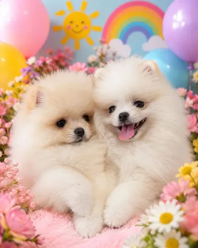 Lulu da Pomerânia anão ( fêmea).