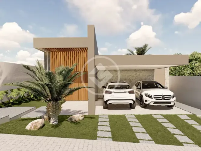 Casa de alto padrão com suíte master, piscina e preparação para energia solar em Lagoa San