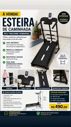 Esteira ergométrica econômica 