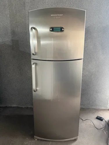 Geladeira Brastemp inox frost free 441 litros 