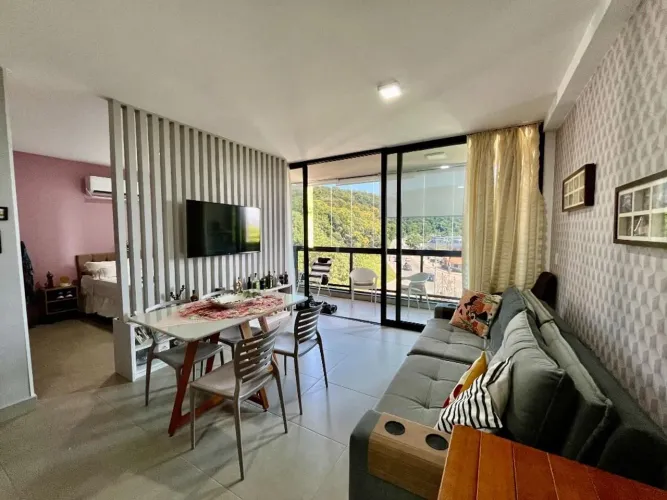 Studio com 1 quarto à venda, 48 m² - Praia de Pernambuco - Guarujá/SP