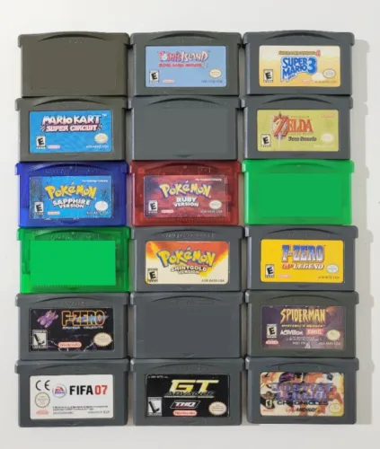Jogos Game Boy Advance Funcionando