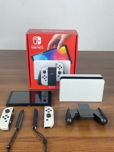 Nintendo Switch OLED Completo Na Caixa | Impecável