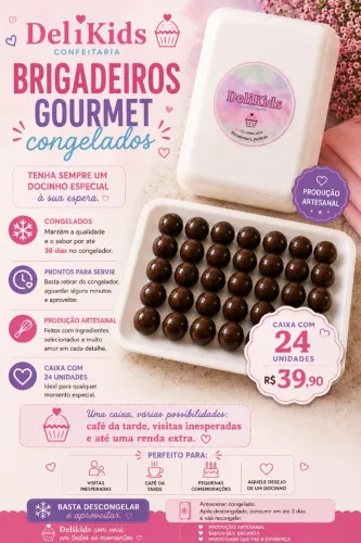 Brigadeiro Gourmet de Festa - Congelado