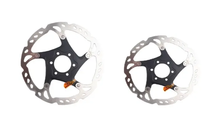 Par Disco Freio Rotor Shimano Xt Rt86 180/160mm 6 Furos Par