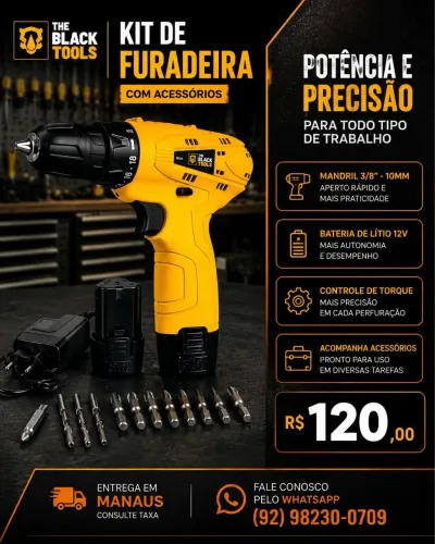Parafusadeira a bateria