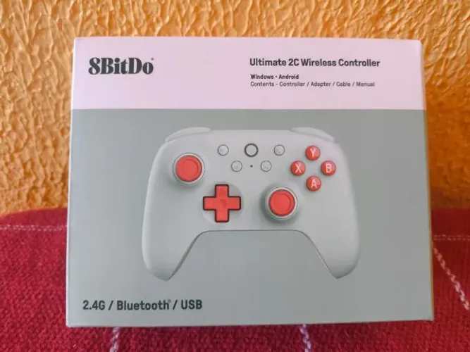 controle 8bitodo verde sem fio 