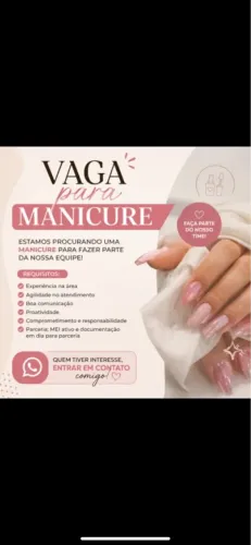 Vaga para Manicure 