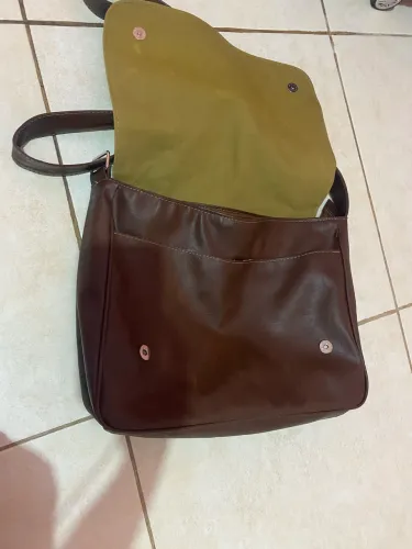 Bolsa transversal carteiro couro 