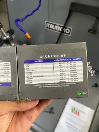 Brunidor linha leve e pesada, Novo