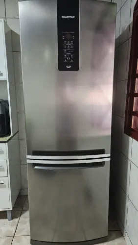 geladeira brastemp frost free inverse 591 litros inox bre85mk 220v