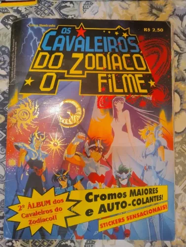 Livro/álbum os cavaleiros do zodíacoo o filme