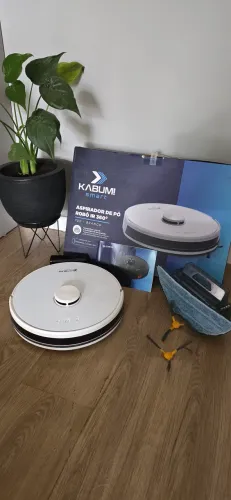 Aspirador Robô Kabum Smart 700 Com Mapeamento a Laser 3d Aspira e Passa Pano , Conservado!