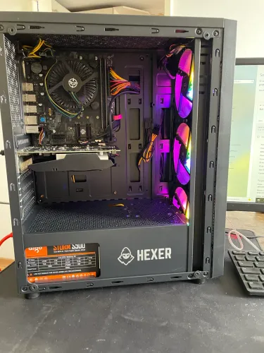 Setup PC Gamer e Workstation Completo - i5, 16GB RAM, RX 550 4GB, SSD, Monitor 24" + Perif