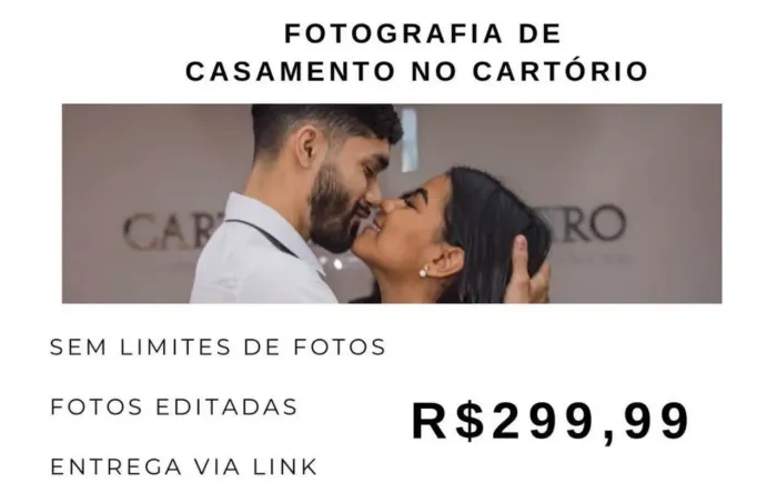 Fotografia de casamento no cartório
