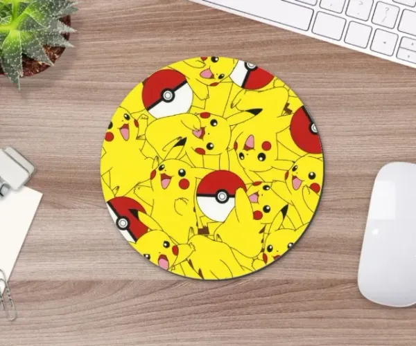 Mouse Pad Anime Pokemon Pikachu Geek Nerd 19cm