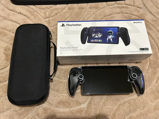 Ps Portal Midnight Black com case, capa e caixa!