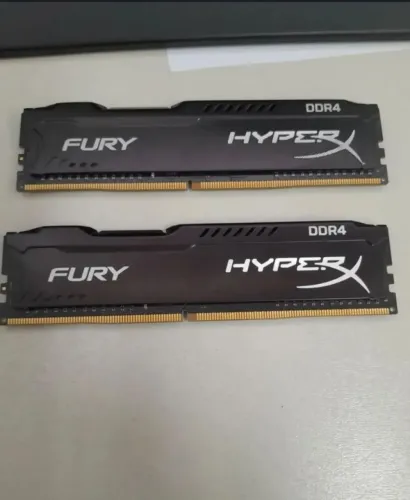 VENDO 2 MEMÓRIAS DDR4 8GB 2133MHZ HIPERX FURY