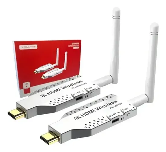 Transmissor Hdmi Sem Fio 4k 50m Tomate Mhd-4050w 