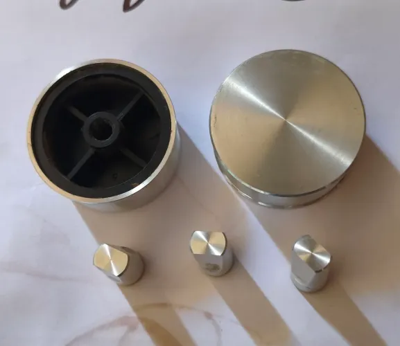 Jogo de botões knobs antigo gradiente modelo 8
