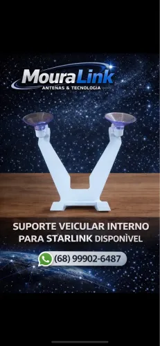 Suporte interno starlink mini