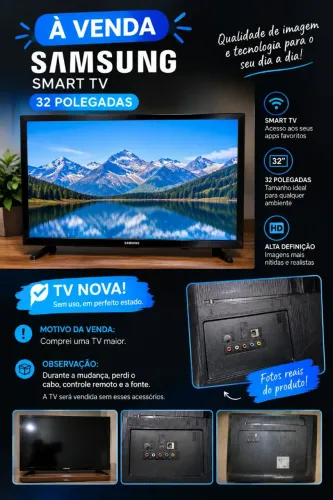 Vende-se Tv Samsung 32 polegadas Smart