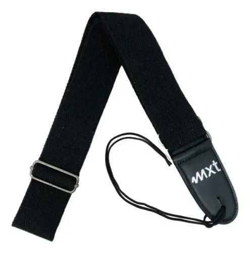 Correia Alça Para Violão Guitarra Baixo Mxt Cor Preto