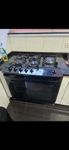 Fogão Embutir 5 Bocas Electrolux Preto Fe5ep
