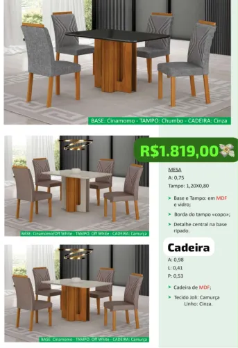 Mesa de Jantar Neo