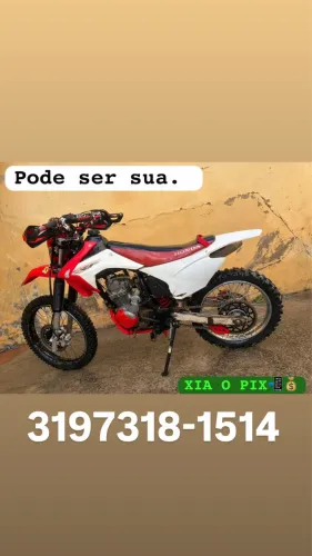 Moto de trilha.