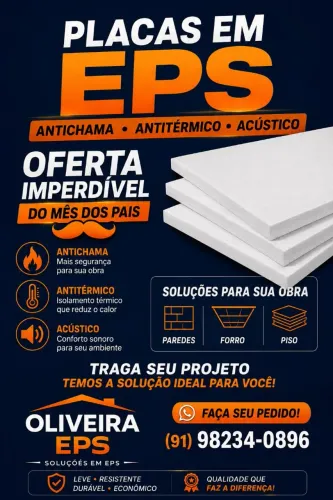 Chapa de Eps isopor fabricamos