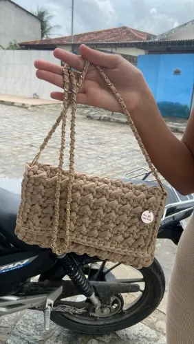Bolsa crochê - 100% Artesã feita à mão (faço para venda)