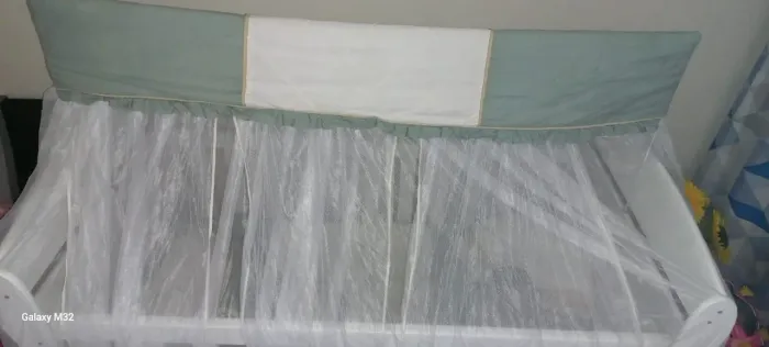 Berço completo com tudo