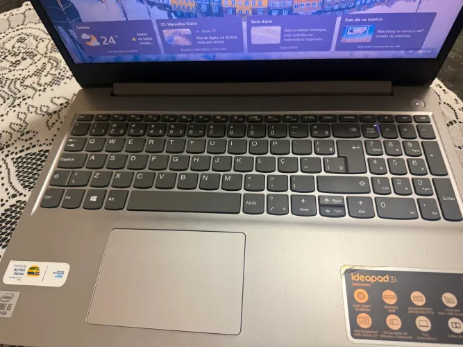 ? Notebook Lenovo IdeaPad 3i | Intel Core i5 10ª Geração | SSD 256GB | 4GB RAM | 