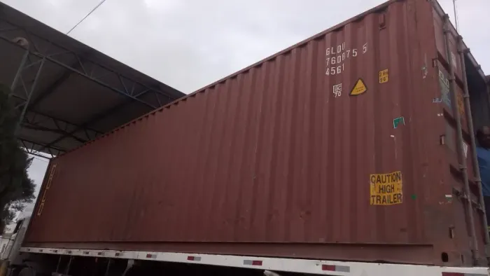 A venda container dry 40 pés