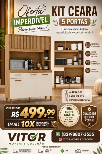 PROMOÇÃO KIT CEARÁ 5 PORTAS