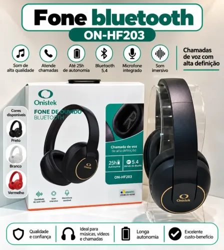 Fone Bluetooth Onistek ON-HF203