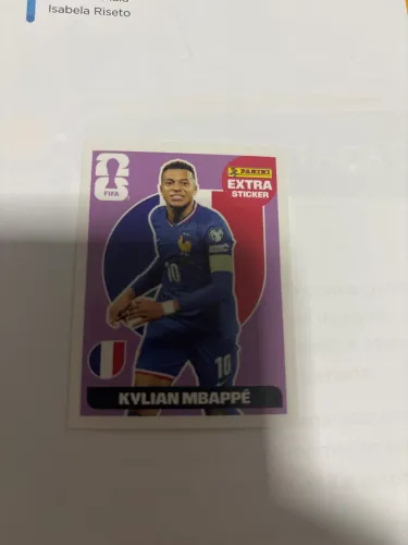 Figurinha Kylian MBAPPÉ- bordo -2026